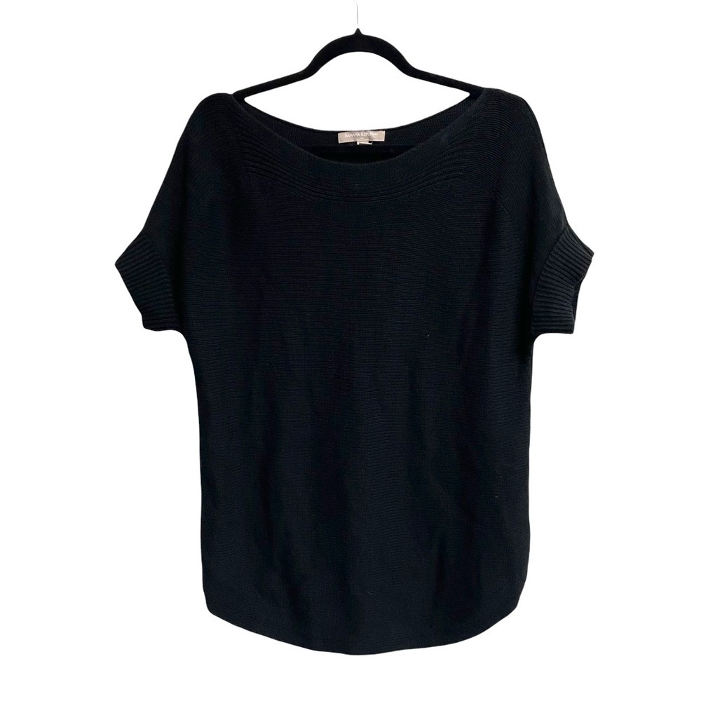 BANANA REPUBLIC Oversized Cotton Sweater Black XS